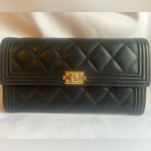 Chanel Boy Long Wallet